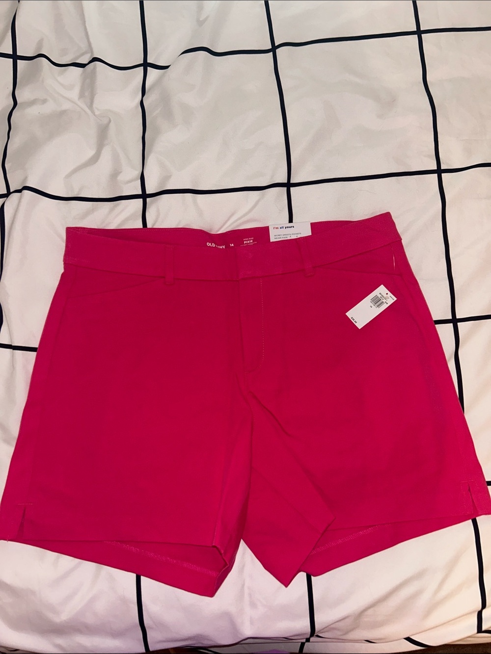 NWT Hot Pink High Waisted Old Navy Pixie Shorts